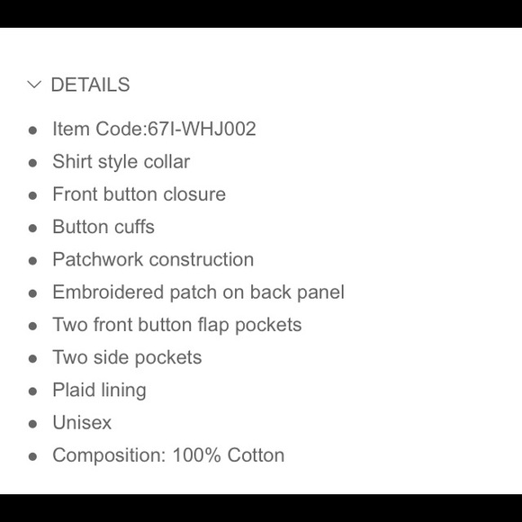 NEW Herman Market Unisex Denim Patch Jacket M - Picture 8 of 10